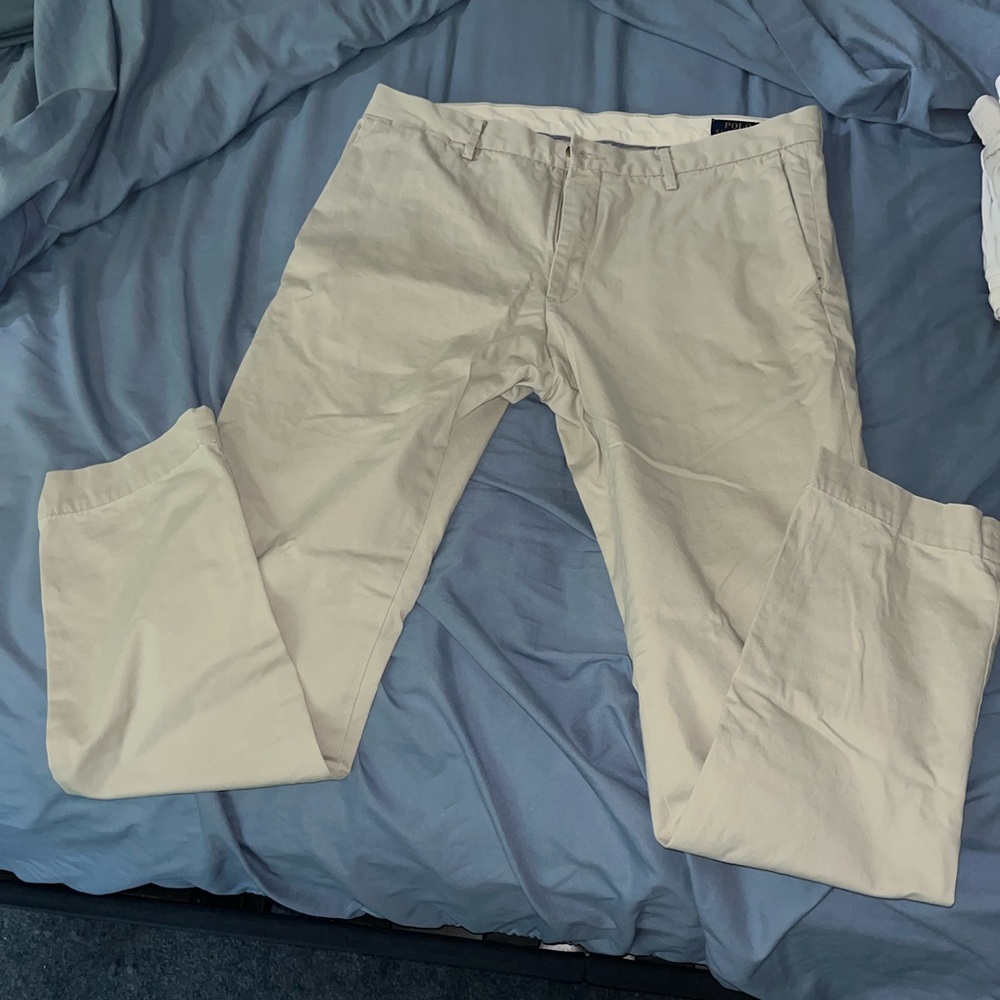 Polo by Ralph Lauren Cream Chino Pants